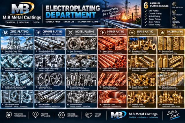 Zinc Plating and Metal Finishing,Powder Coating Services in Lahore