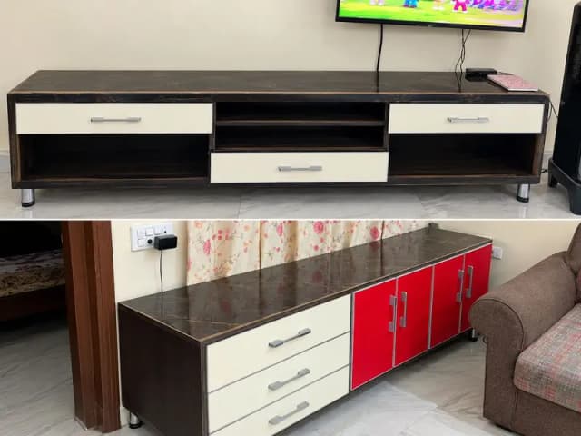 2 wooden Drawer and cabinet house hold use