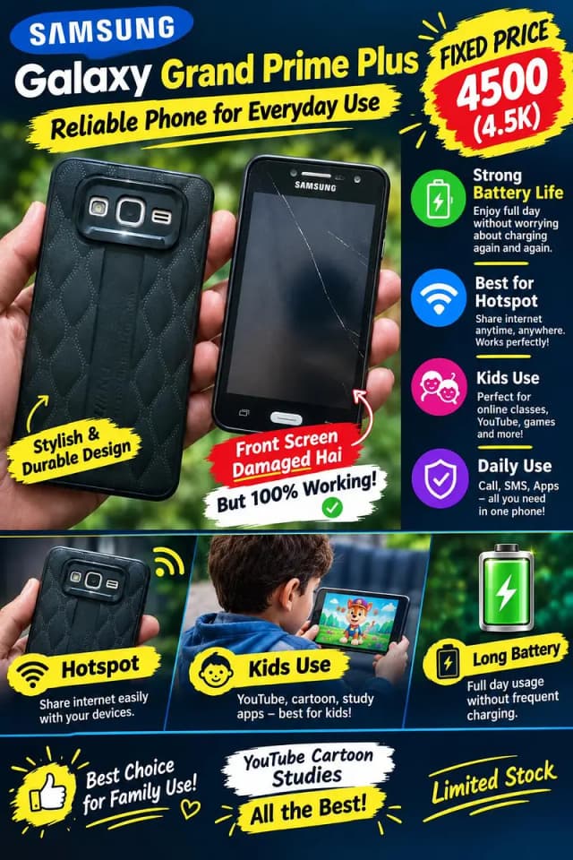 Samsung Mobile Grand Prime Plus