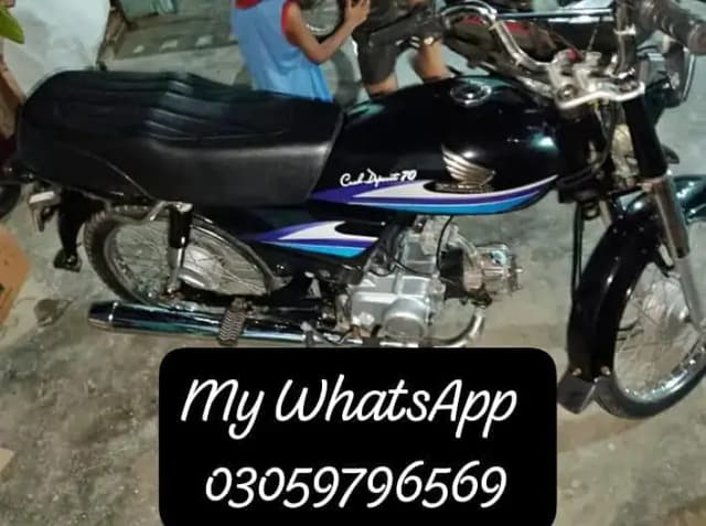 Honda CD 70 cc bike model 2008