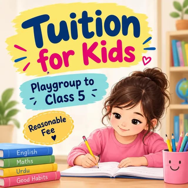 Tuition for Kids | Playgroup to Class 5