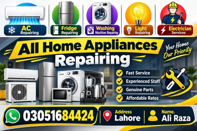 AC fridge repairing home appliances repairing