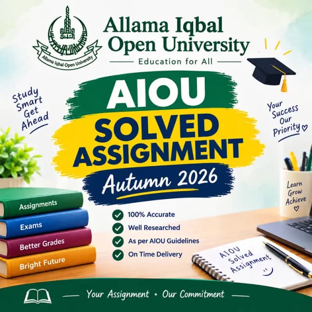 AIOU Autumn 2026 assignments
