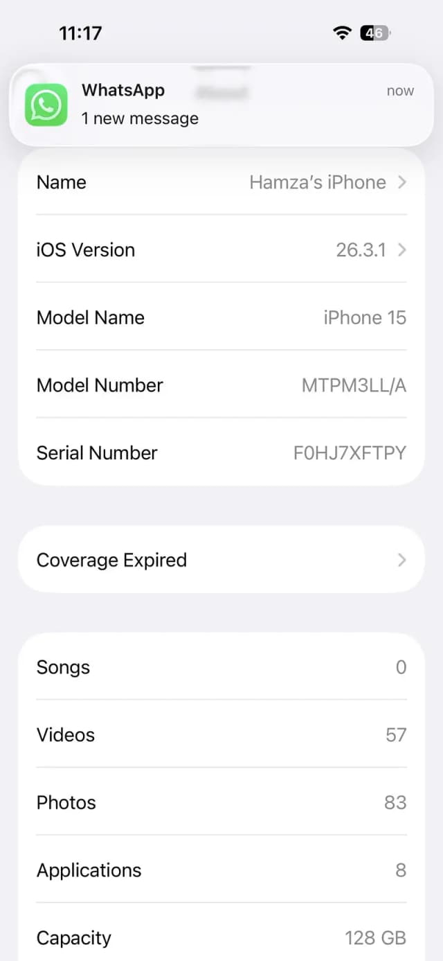 Apple iPhone 15