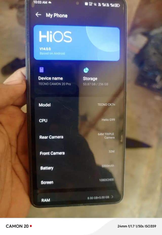 Tecno CAMON 20 Pro