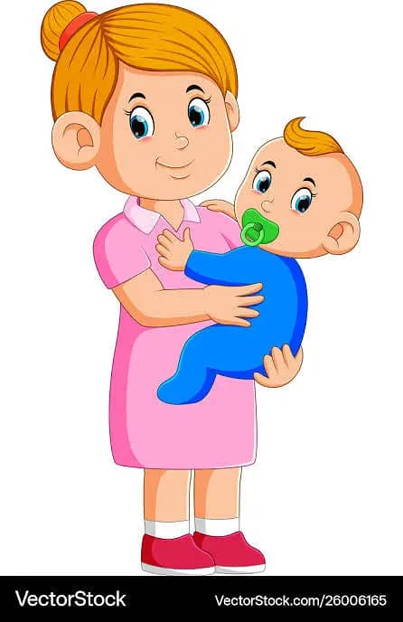 Baby sitter cum house help