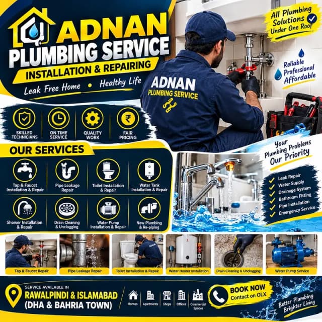 Plumber Services | Pipe Leakage, Fittings & Repairs