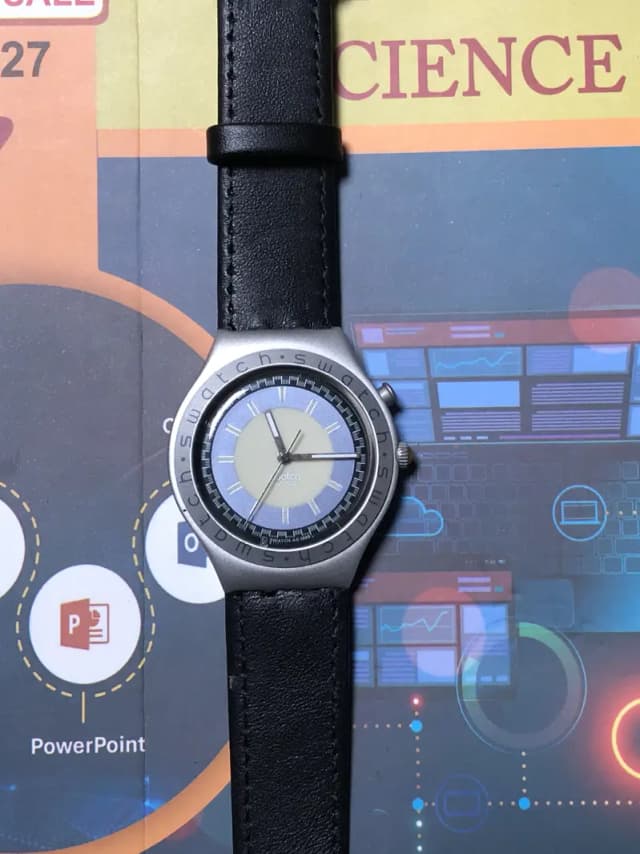 Swissmade swatch IRONY [Aluminium Body with Leather Straps]