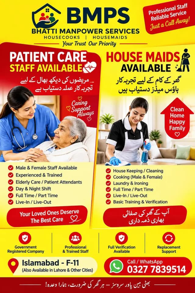 housemaids. patientcare. babycare. ninny. helpers. cooks. drivers. Domestics