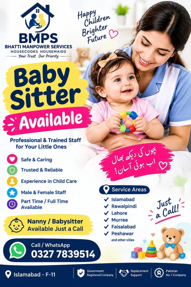 Babysitter,housemaids,cooks,patientcare,drivers,ninny,helpers,all staf