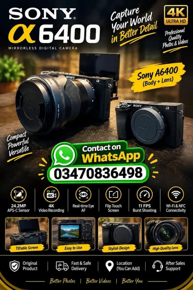 Sony a6400 camera