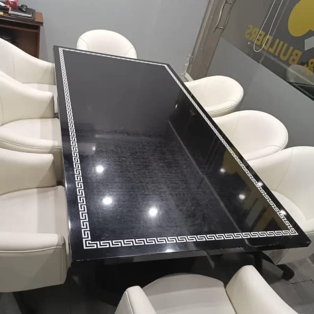 Meeting table and chairs for sale