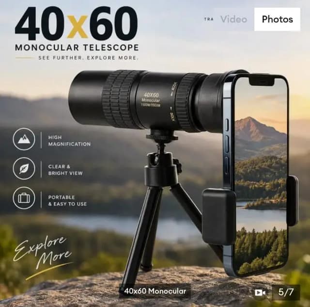 Mobile camera zoom lens & Telescope HD Telephoto lens