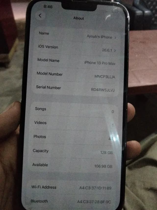 Apple iPhone 13 Pro Max 03066925259 just Whatsapp