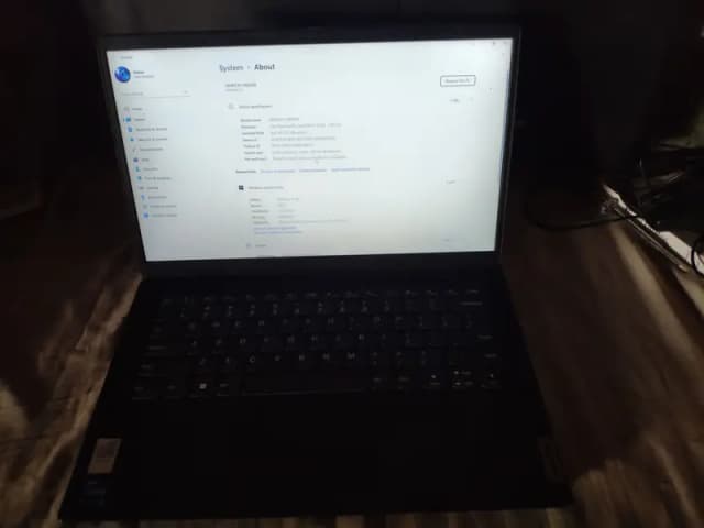 Intel i5 12th gen 16gb p. m. laptop