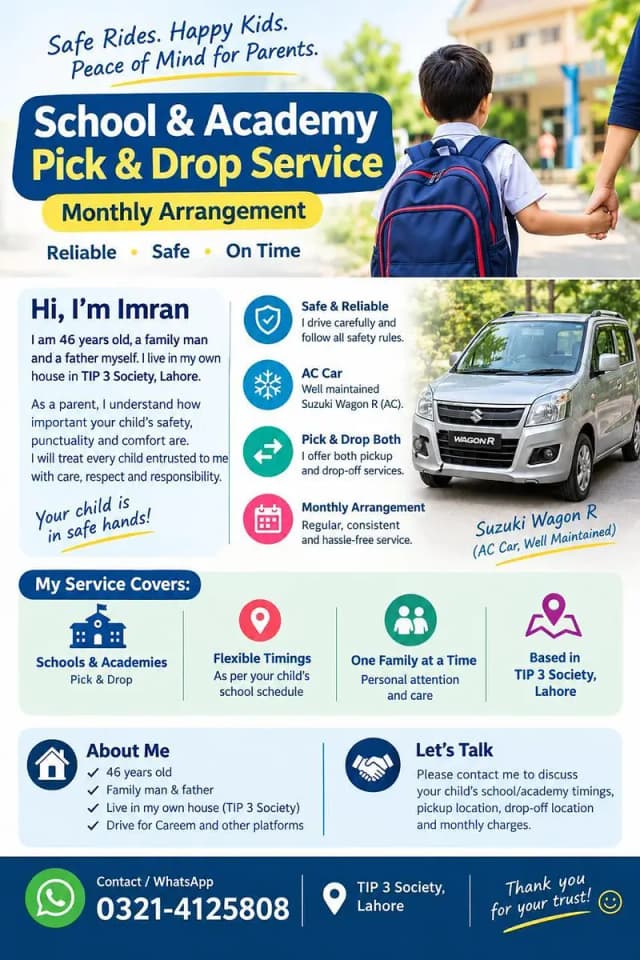 pick and drop service