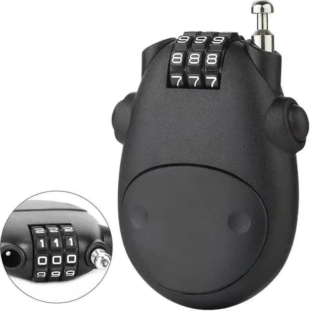 BSDDP Premium Helmet Lock Mount – Universal Motorcycle Helmet Holder & Anti-Theft Lock Bracket (1 Pc).