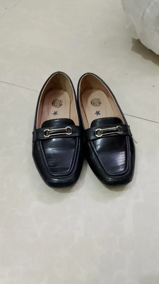 black shoes
