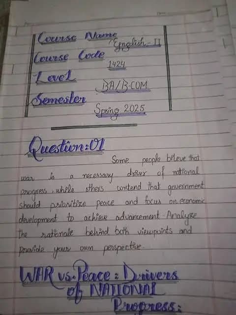 AIOU spring assignments