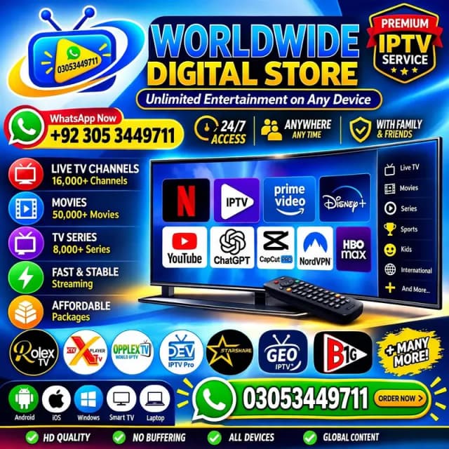 worldwide IPTV service