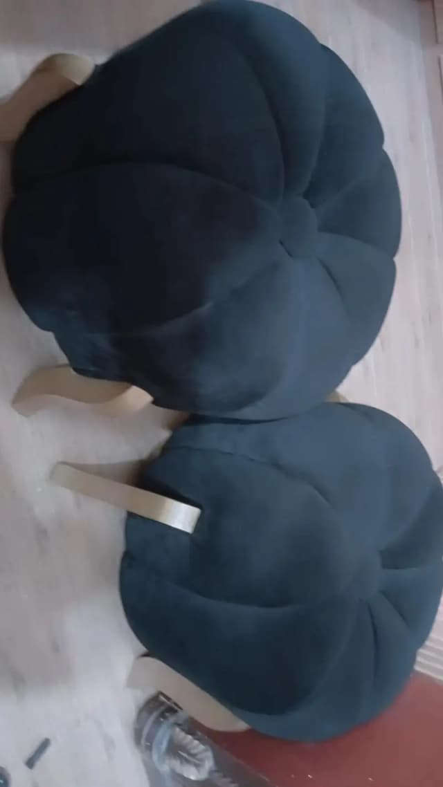 black velvet stools pair molty foam
