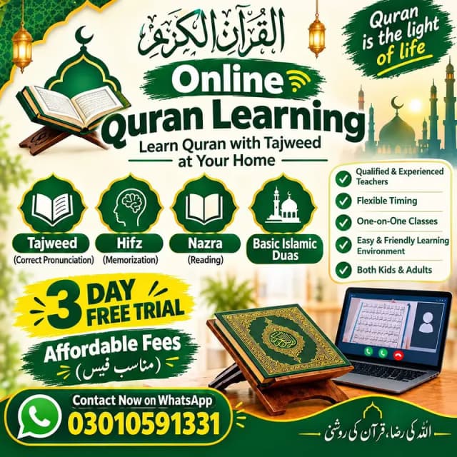 online Quran learning in All world