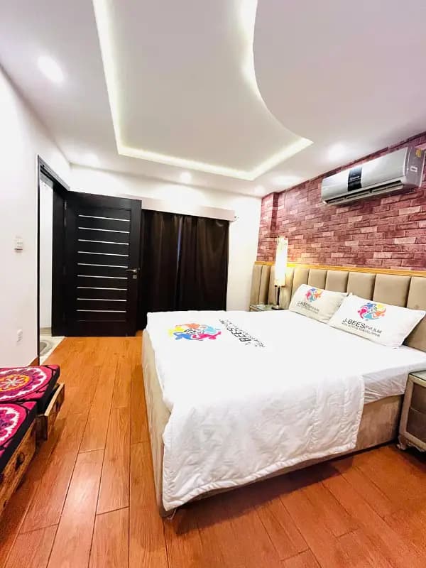 One Bed Apartment Furnished For Rent In bahria town Like New Family Building
