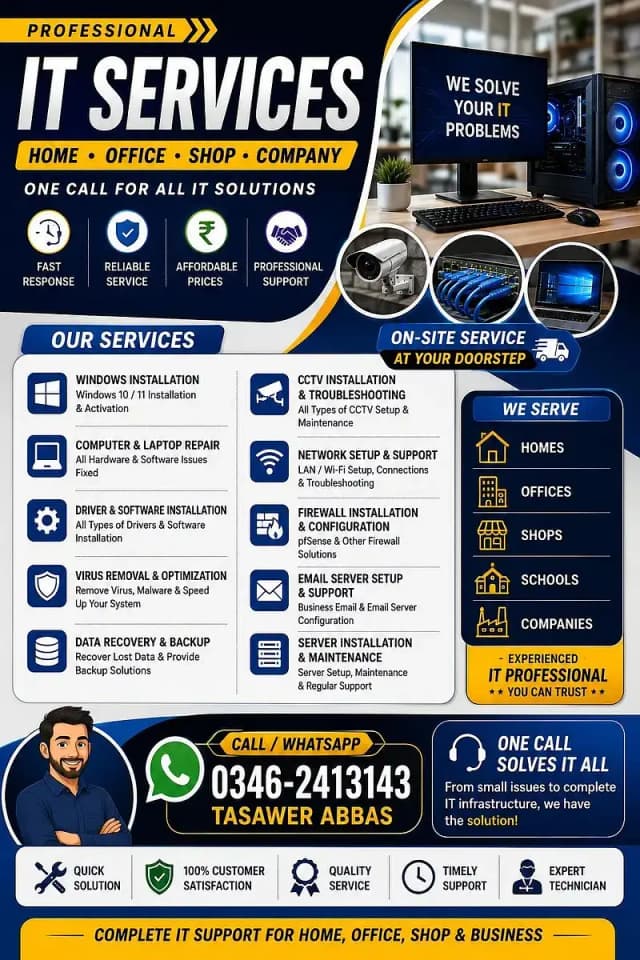 IT Home, Office & Shop Services