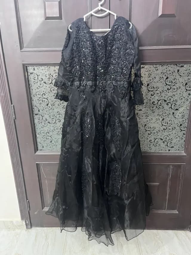 Beautifull Black embelished Maxi