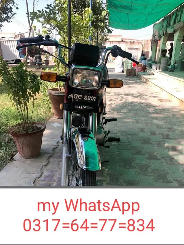 Honda CD 70 bike for sale model 2021 all Punjab ka number
