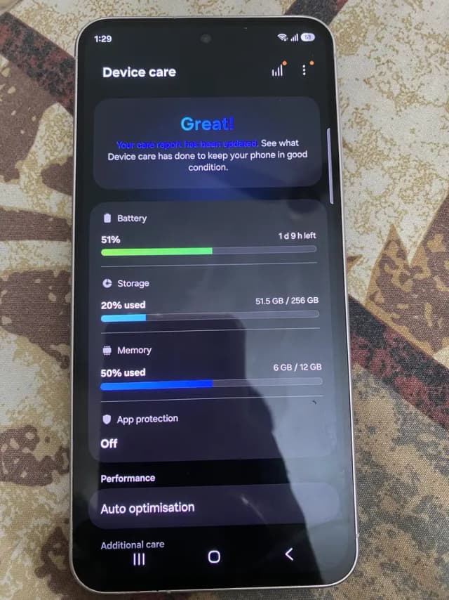 Samsung Mobile A56 5G 12/256 GB