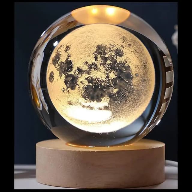 crystal ball table lamp